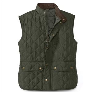 NWT Barbour Lowerdale Quilted Vest Olive in Small